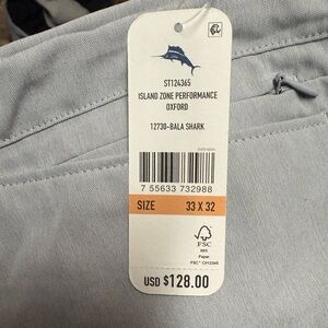 Tommy Bahama Island Zone Performance Oxford Pants (33x32)